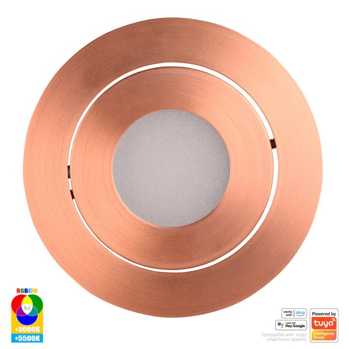 90mm Prime Wifi LED Downlight 12w RGBCW CRI 90+ HV5512RGBCW Havit Lighting - Mases LightingHavit Lighting