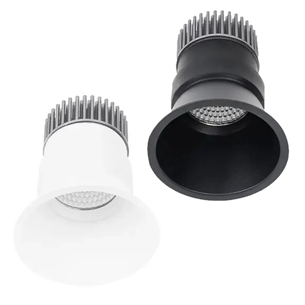 92mm Platinum LED Downlight 10w Black, White 2.7k, 3k, 4k CRI 94+ P12L