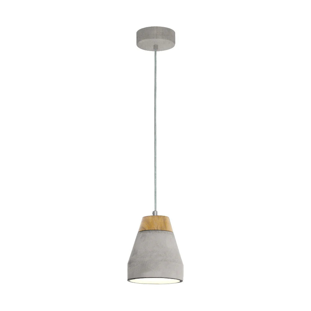 Eglo Tarega 1 Light Pendant Brown & Grey - 95525