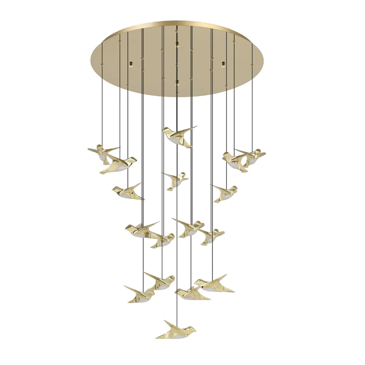 Eglo Paratebueno 780mm Pendant Light Brass - 390398