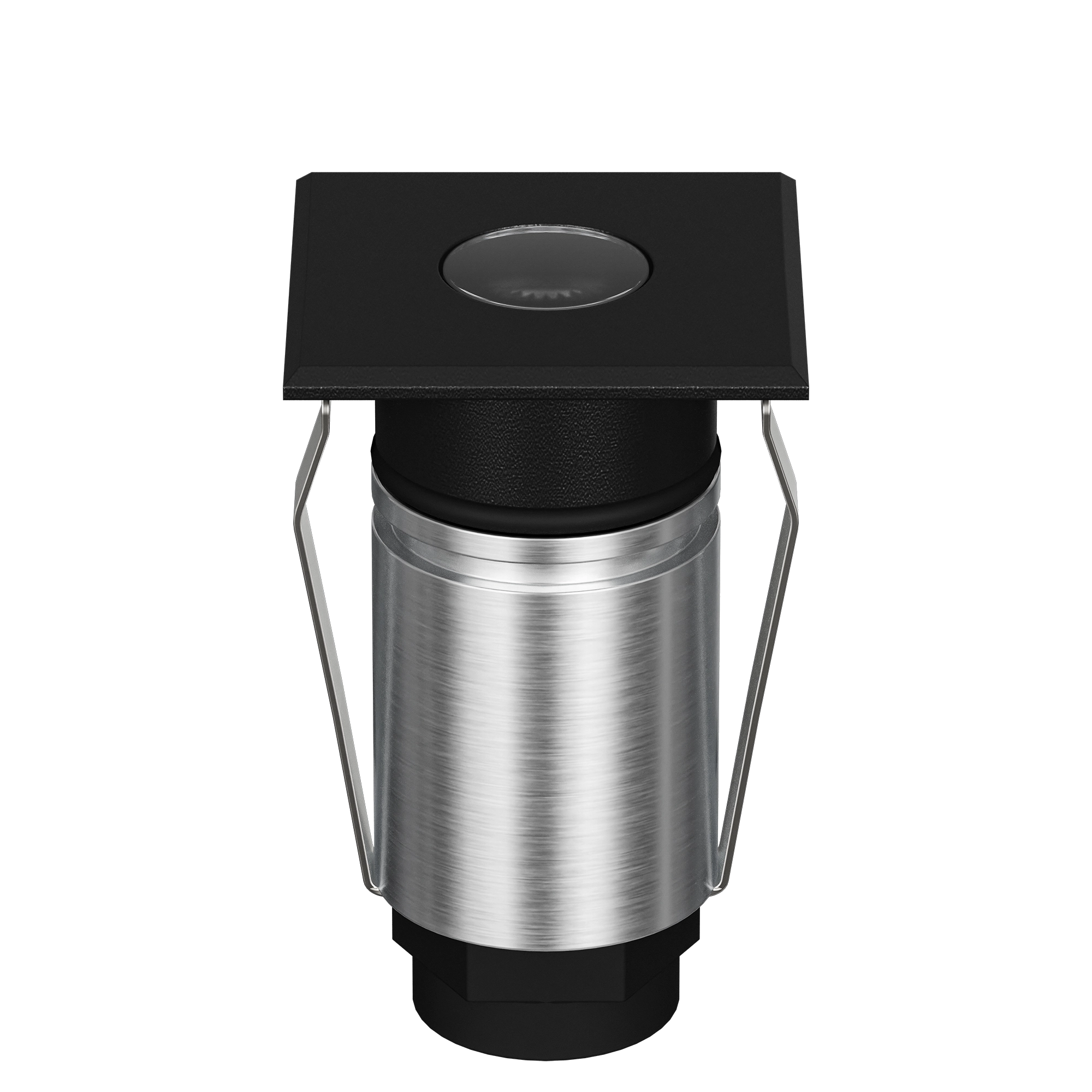 Domus Emit 25mm RGBW LED Inground Deck Light — Antique Brass, Black, White, Brushed Brass or Stainless Steel