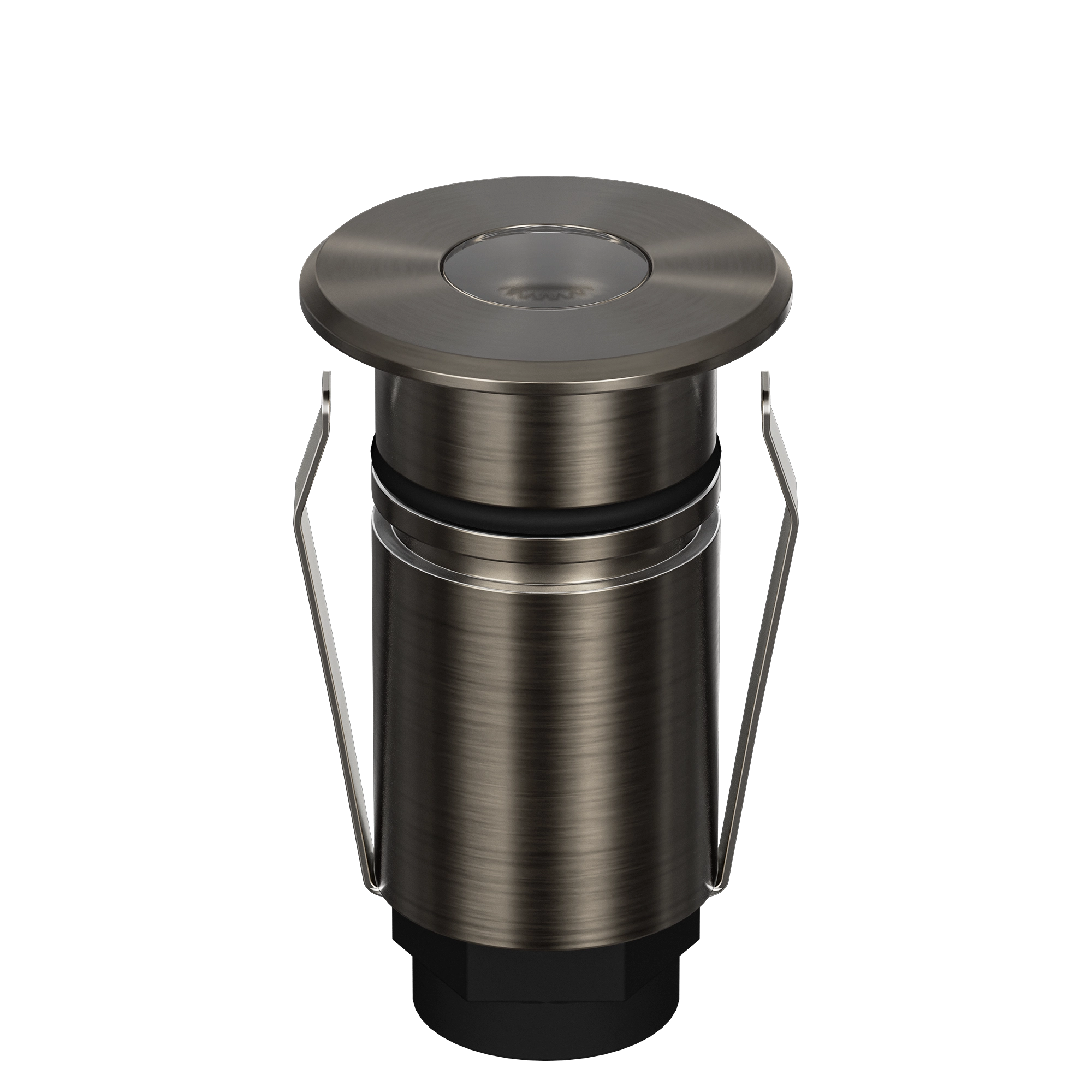 Domus Emit 25mm TRIO LED Inground Deck Light — Antique Brass, Black, Brushed Brass or Stainless Steel