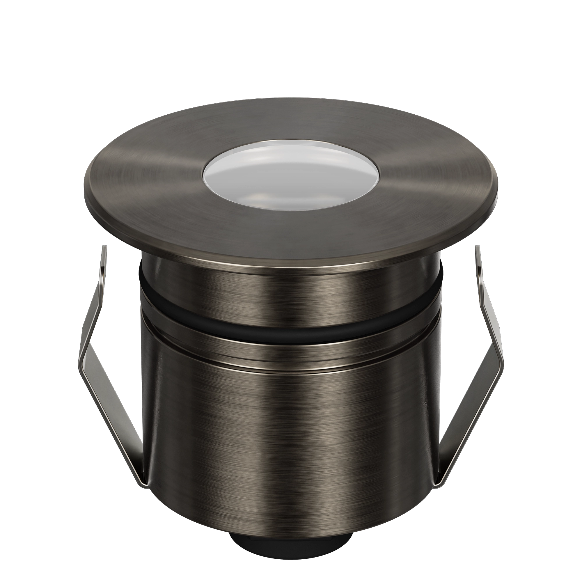 Domus Emit 55mm TRIO LED Inground Deck Light — Antique Brass, Black, White, Brushed Brass or Stainless Steel