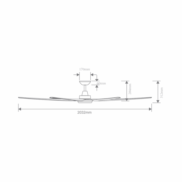 Domus Glide Led Ceiling Fan Light Kit