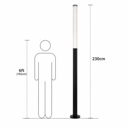 Telbix Gevet 230cm Exterior Led Bollard Light