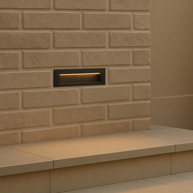 Telbix Ingar 6W LED Antiglare Brick Light Black / Tri-Colour