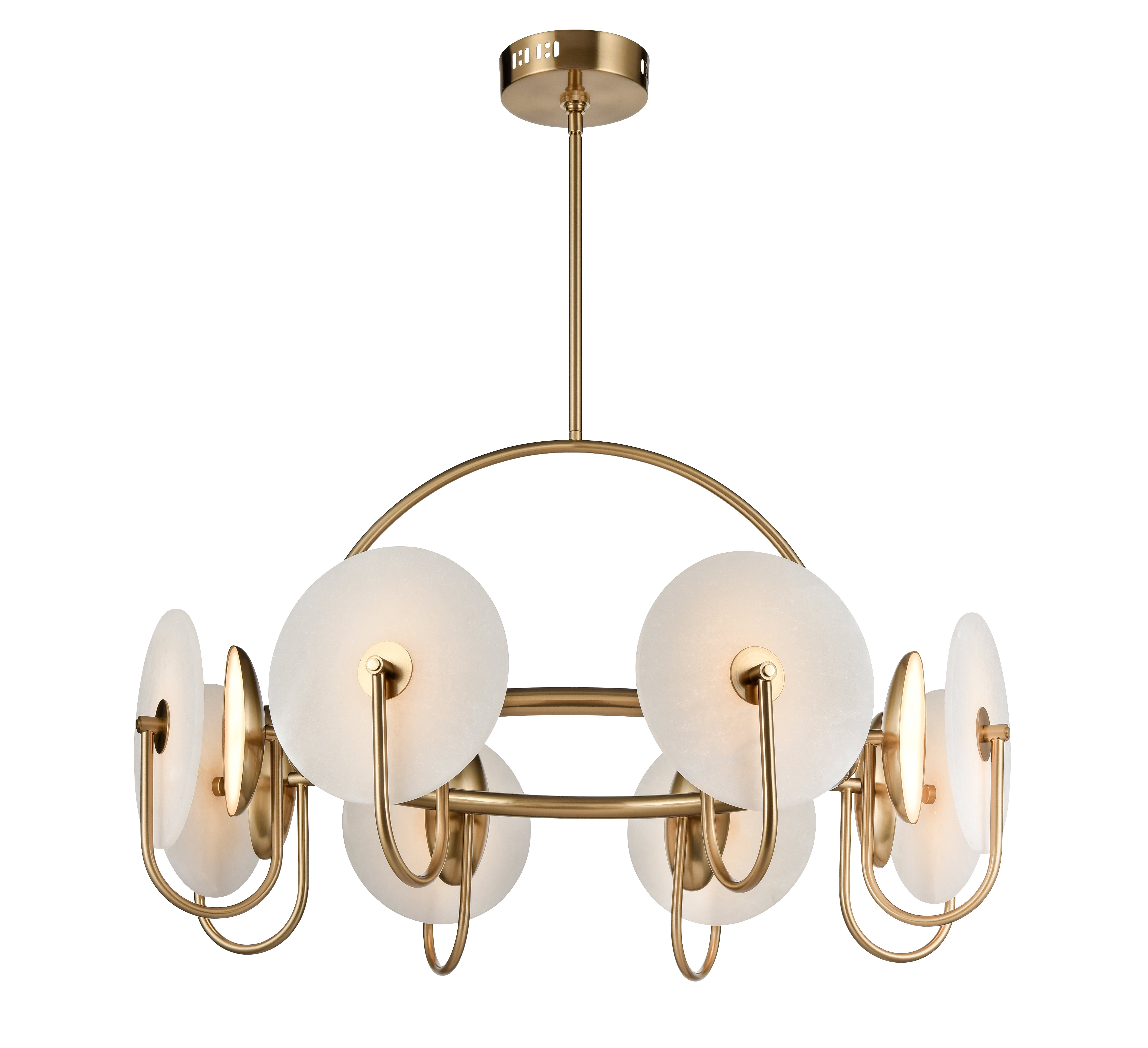 Halo Marble LED Pendant Light in Large and Small | Lighting Creations