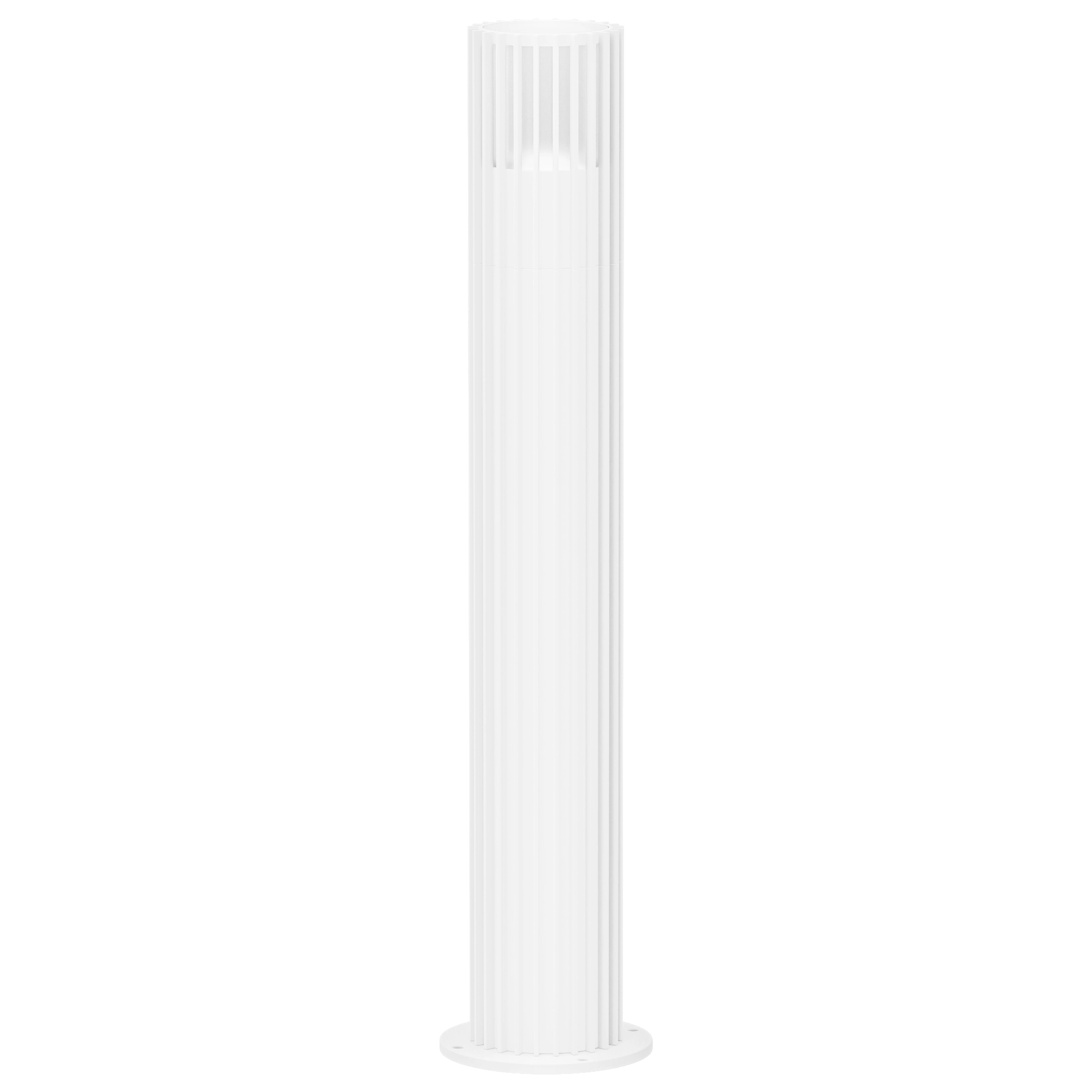 Domus Stria 1 Post Light Textured White