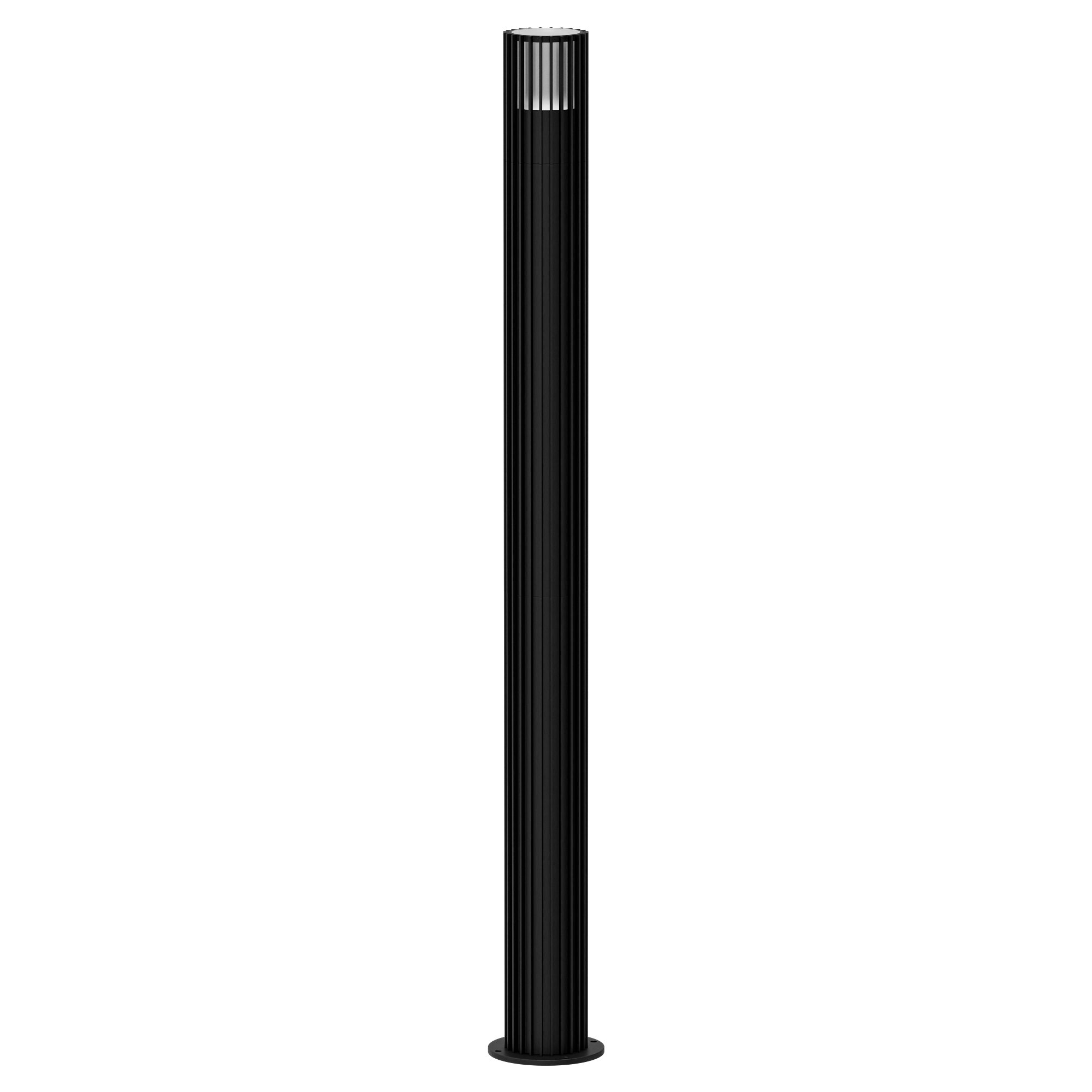 Domus STRIA-1-POST-EXT 400mm Extension Post in Textured Black, alternate view
