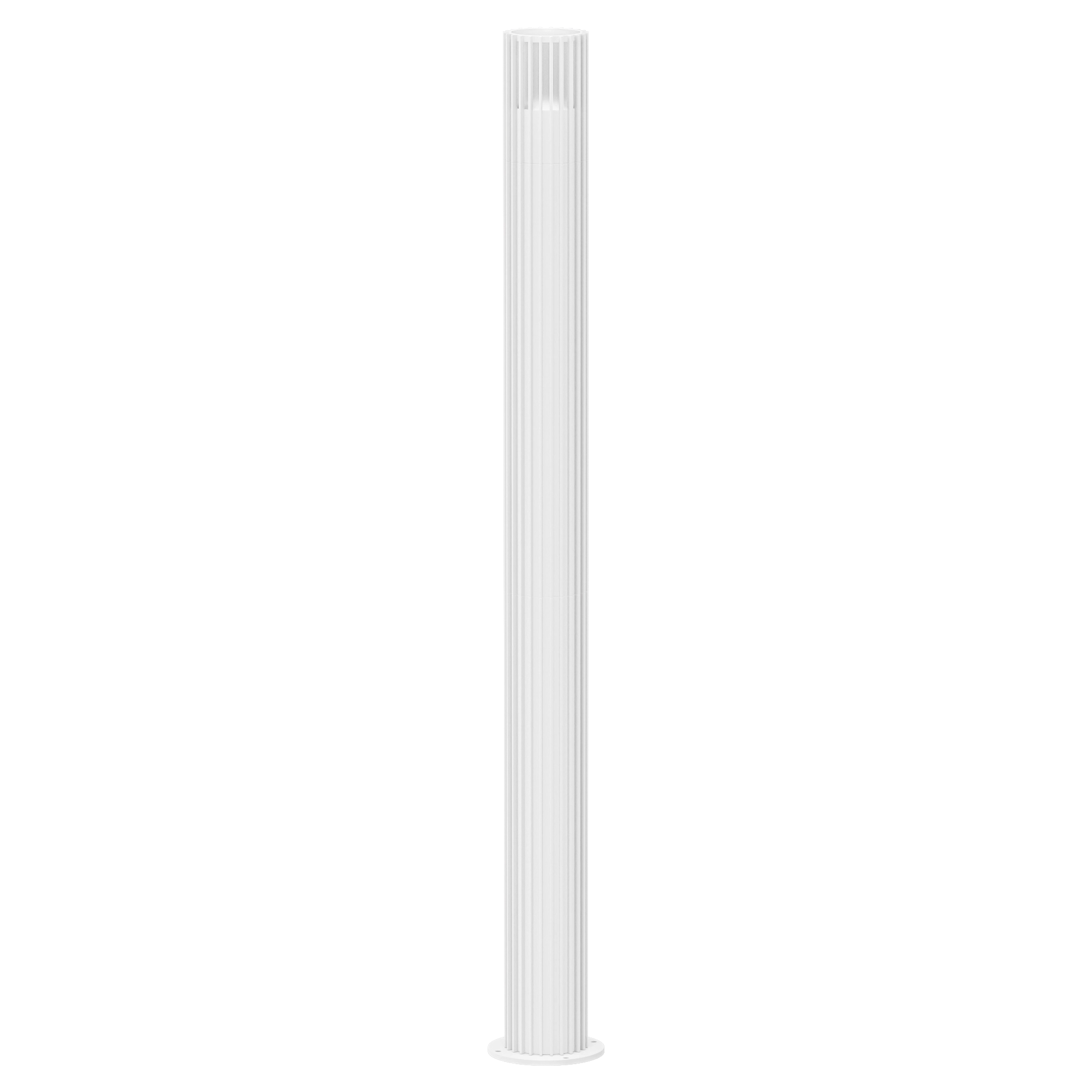 Domus STRIA-1-POST-EXT 400mm Extension Post in Textured White, alternate view
