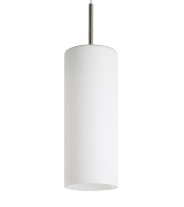 Eglo Troy 3 Light Pendant Satin Nickel & White - 85978