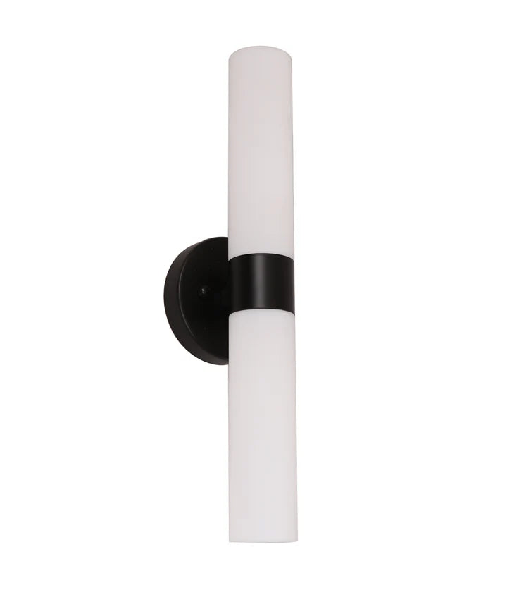 CLA Vara Interior Tubular Up/Down Opal Glass Wall Lights