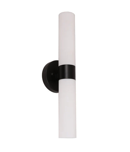 CLA Vara Interior Tubular Up/Down Opal Glass Wall Lights