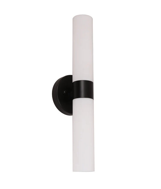 CLA Vara Interior Tubular Up/Down Opal Glass Wall Lights