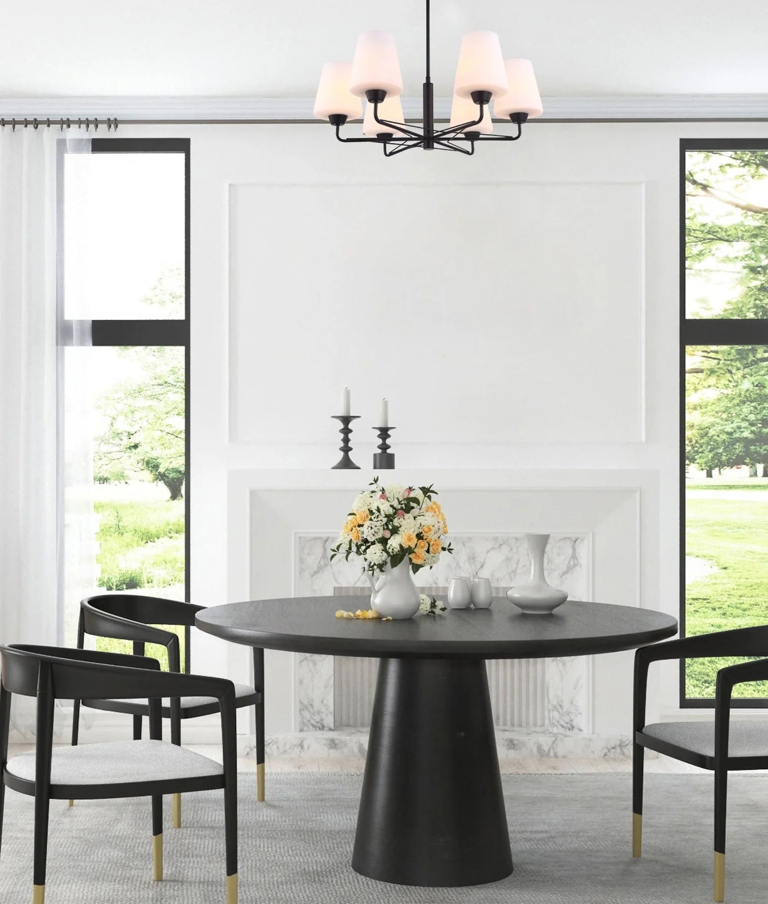ABBEY Interior Pendant Light Matt Gold/ Matt Black ABBEY2 CLA Lighting - Mases LightingCLA
