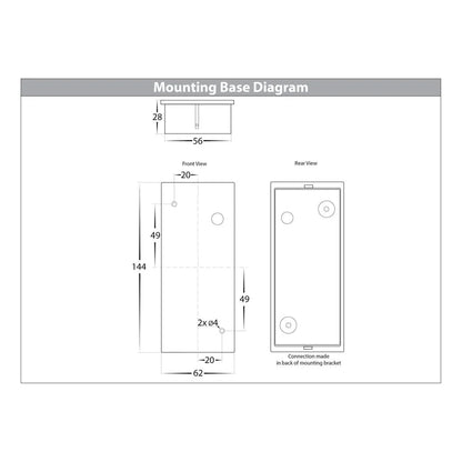 Accord Up & Down LED Wall Light TRI Colour in Black or White Havit Lighting - HV3632T - Mases LightingHavit Lighting