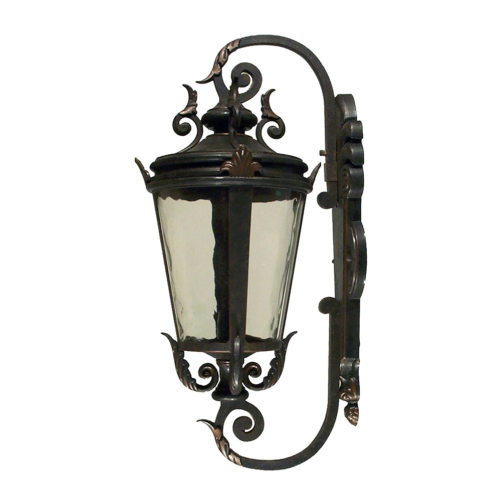 ALBANY Exterior Mini - Small- Medium Antique Bronze Wall Bracket Light - IP44 - Mases LightingLode Lighting