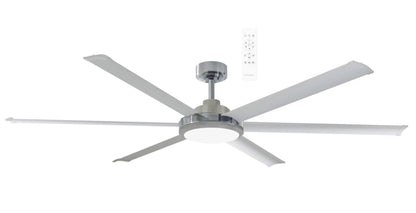 Albatross II DC 72in ceiling fan, 6 aluminium blades, WiFi + remote