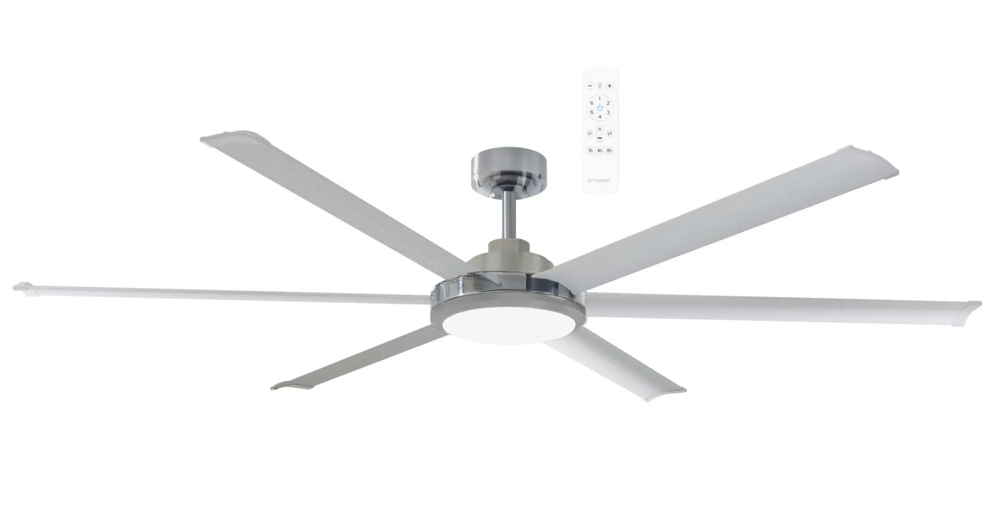 Albatross II DC 84in ceiling fan, 6 aluminium blades, WiFi + remote