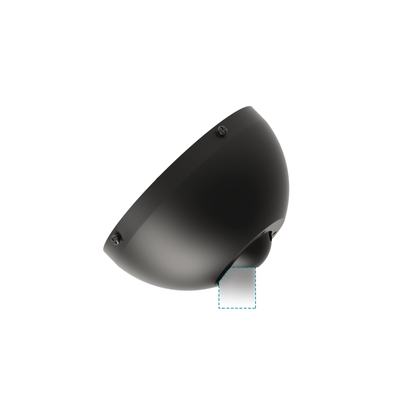 Angle Ceiling Fan Canopy 45 Degree To Suit All Martec Fans With 26mm Downrods White or Black - Mases LightingMartec