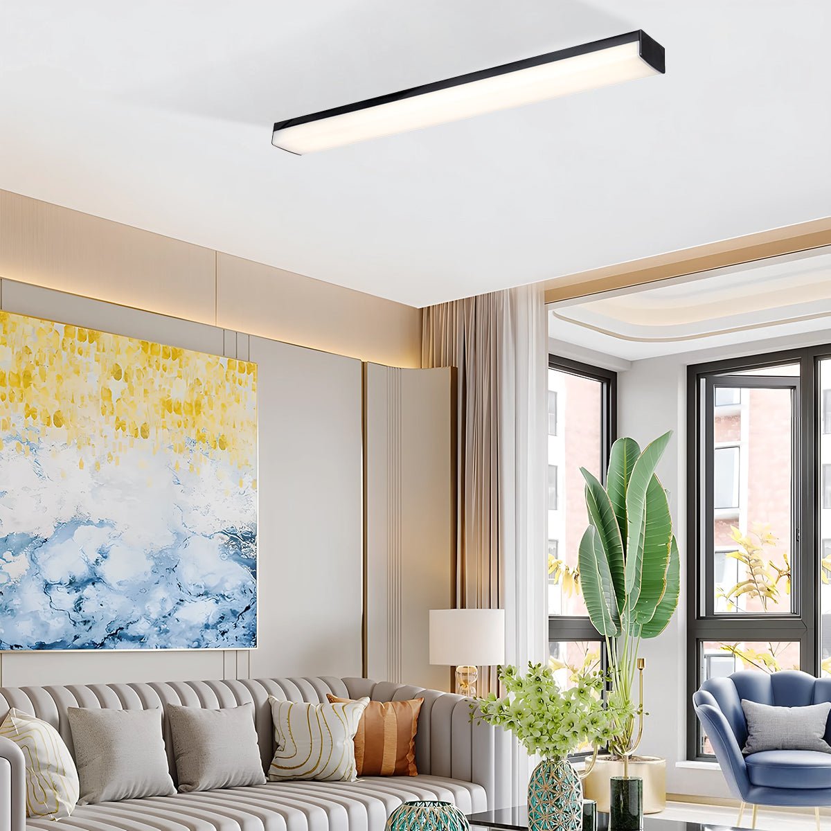 Anka LED 600mm and 1200mm Batten 18W 36W Available in Black and White