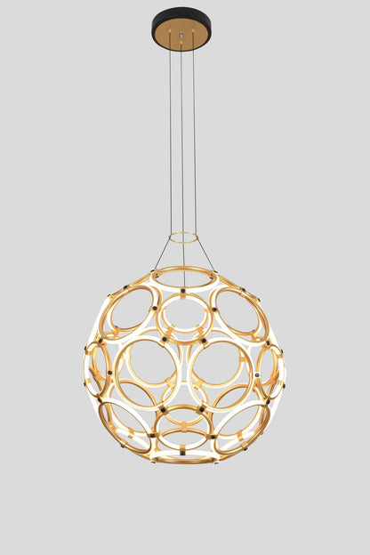 ARAS Modern LED Pendant Ball Light 160W Brass | Lighting Creations - Mases LightingLighting Creations