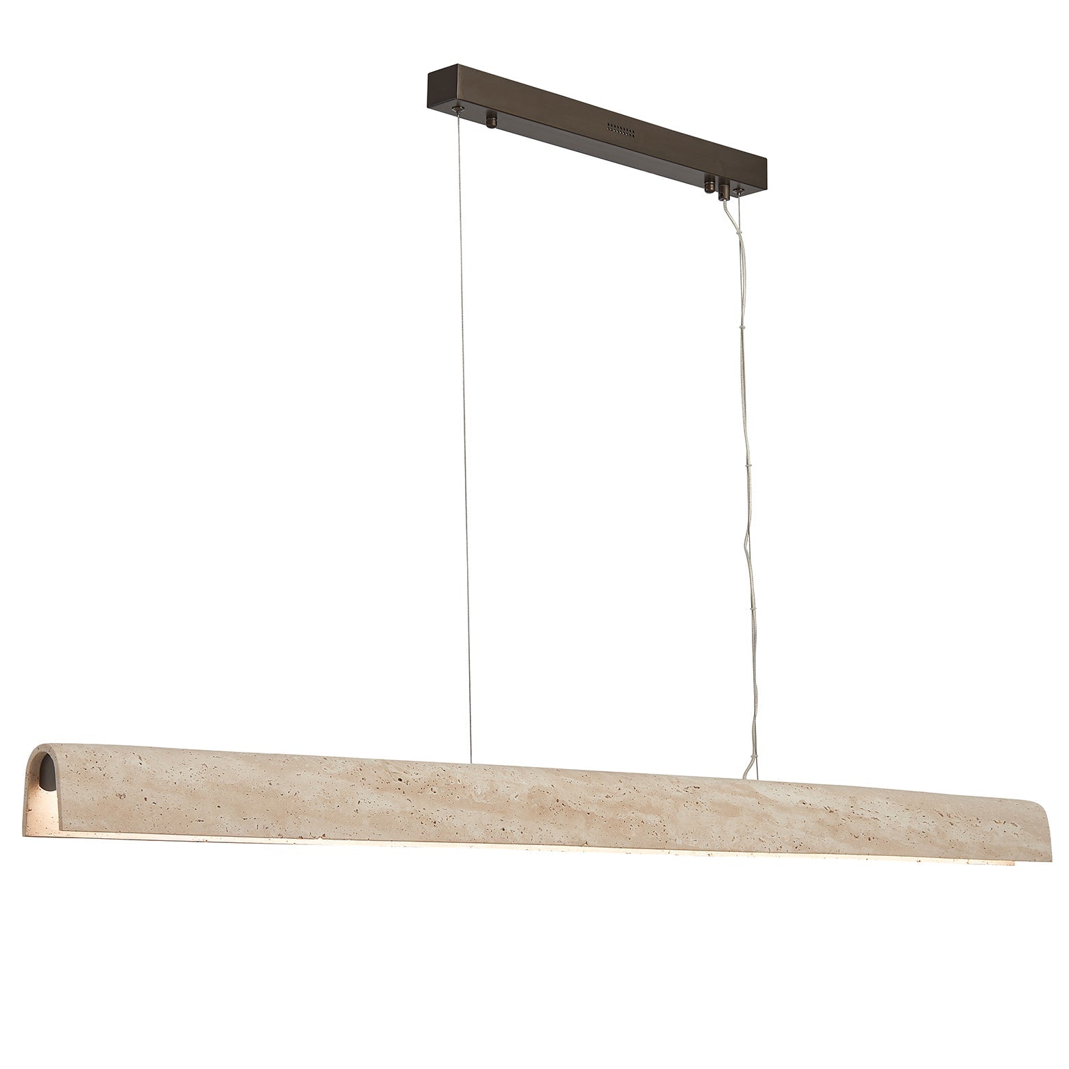 Arc Travertine Pendant Light | Lighting Creations