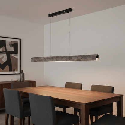 Arc Travertine Pendant Light - Mases LightingLighting Creations