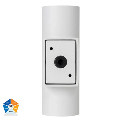 Aries Up & Down LED Wall Light CCT 12w Aluminium Black or White Havit Lighting - HV3626S - ALU - Mases LightingHavit Lighting