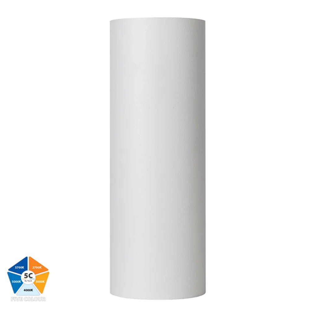 Aries Up & Down LED Wall Light CCT 12w Aluminium Black or White Havit Lighting - HV3626S - ALU - Mases LightingHavit Lighting