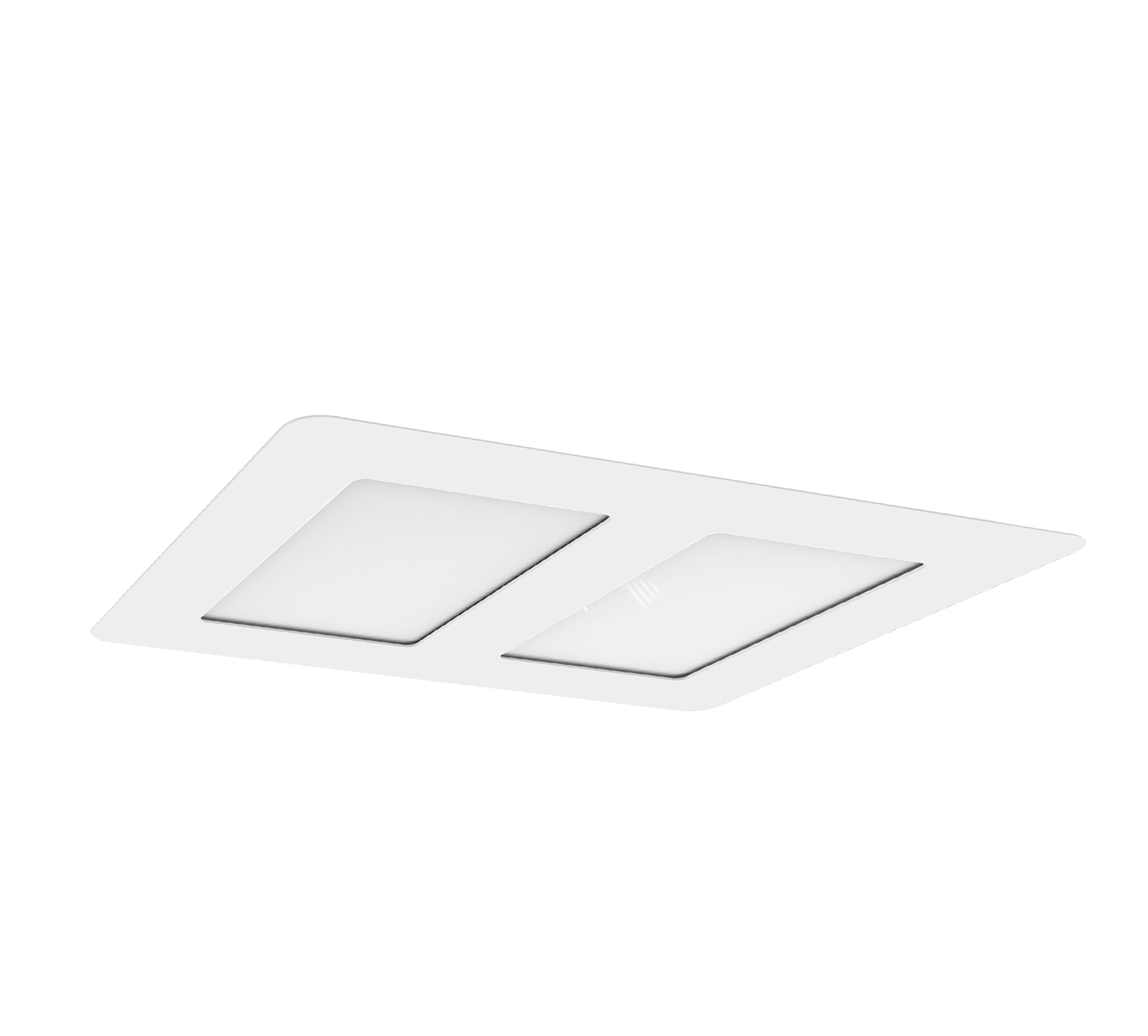 Aspire II Bathroom Heater and Exhaust Fan with Tricolour LED Light | Martec Lighting - Mases LightingMartec