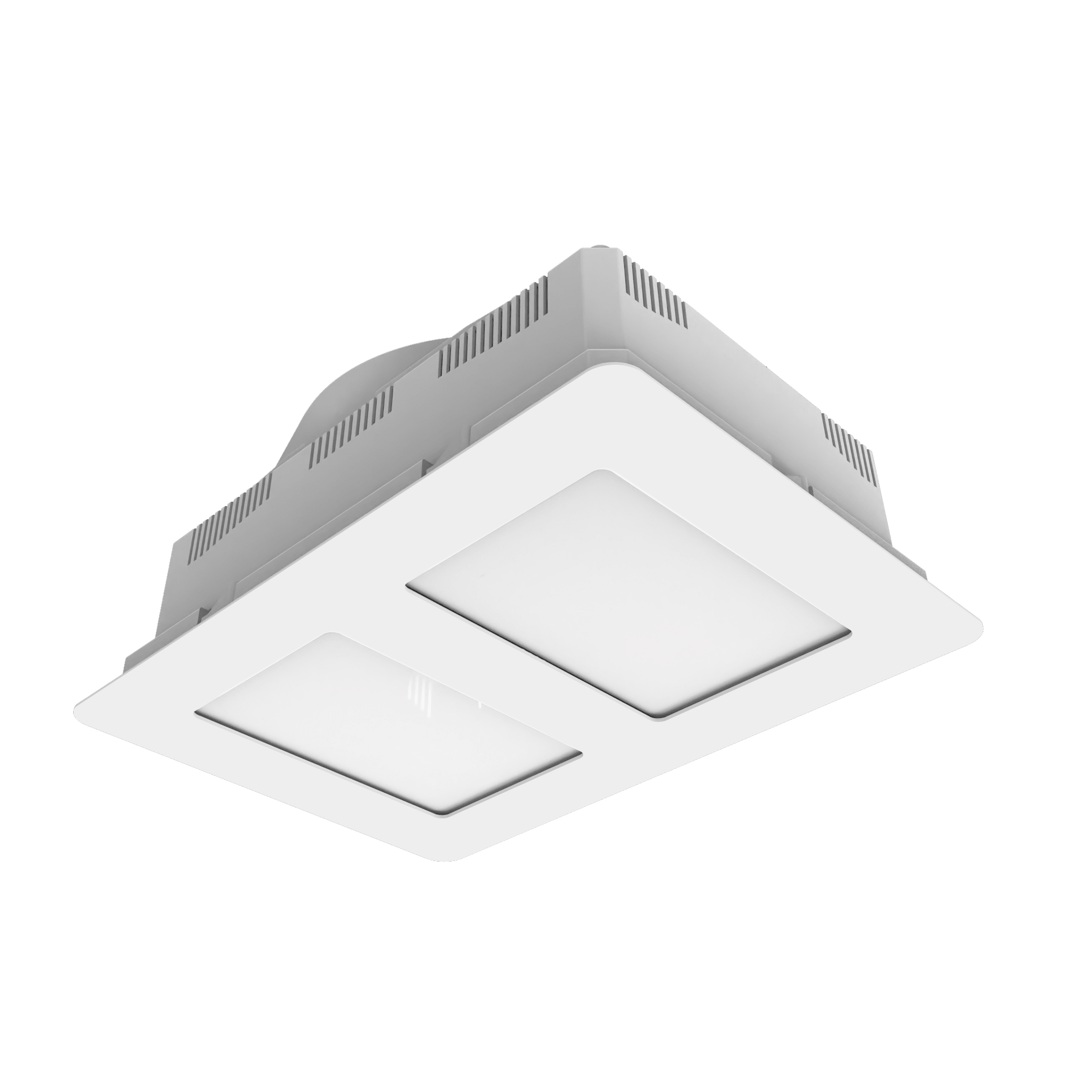 Aspire II Bathroom Heater and Exhaust Fan with Tricolour LED Light | Martec Lighting