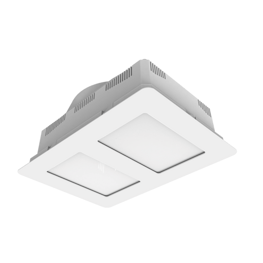 Aspire II Bathroom Heater and Exhaust Fan with Tricolour LED Light | Martec Lighting - Mases LightingMartec