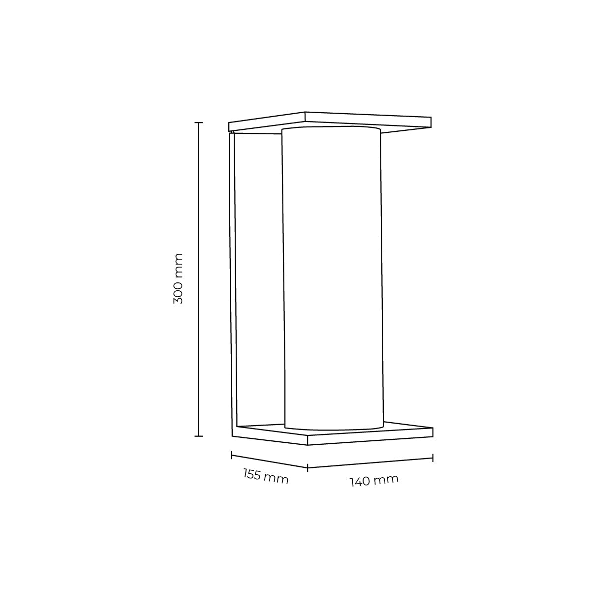 Aurelia Outdoor and Interior Marble Wall Light | Lighting Creations