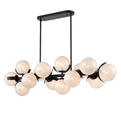 Aurora Pendant Light in Black or Brass | Lighting Creations - Mases LightingLighting Creations