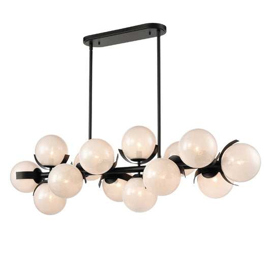 Aurora Pendant Light in Black or Brass | Lighting Creations - Mases LightingLighting Creations