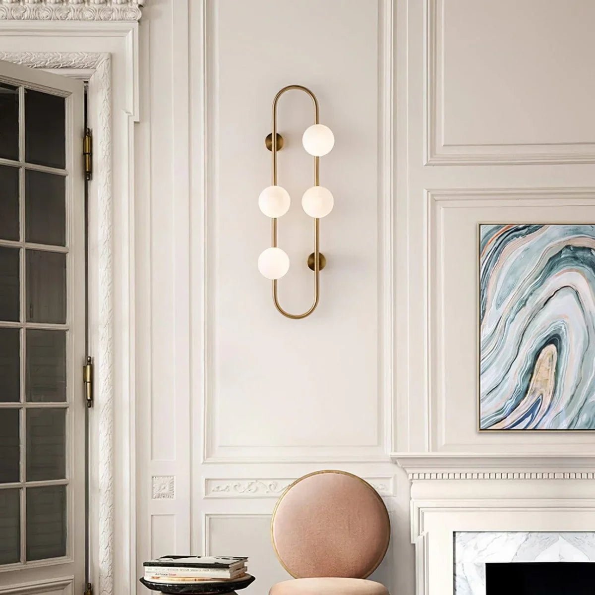 BACH Large Wall Light in Matte Black or Brass | Lighting Creations - Mases LightingLighting Creations