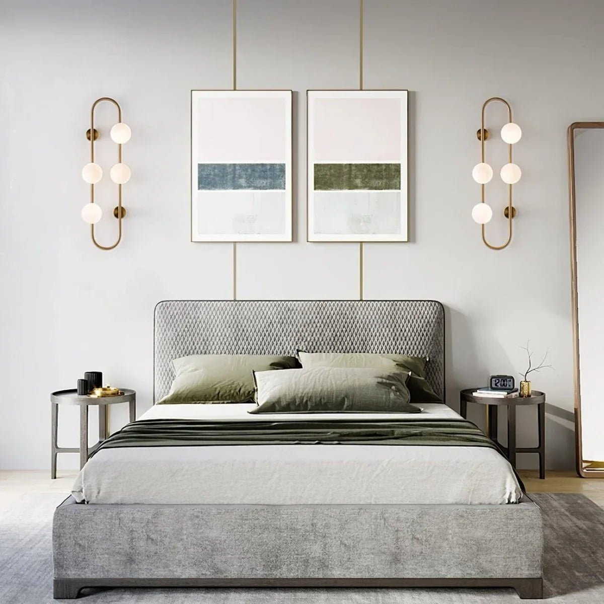 BACH Large Wall Light in Matte Black or Brass | Lighting Creations - Mases LightingLighting Creations
