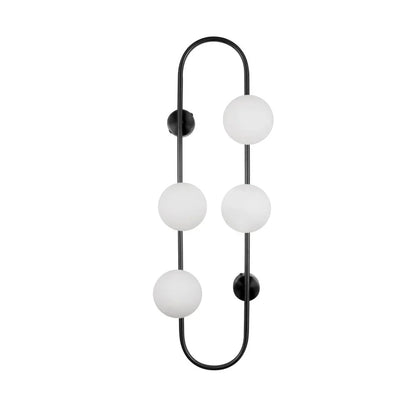 BACH Large Wall Light in Matte Black or Brass | Lighting Creations - Mases LightingLighting Creations