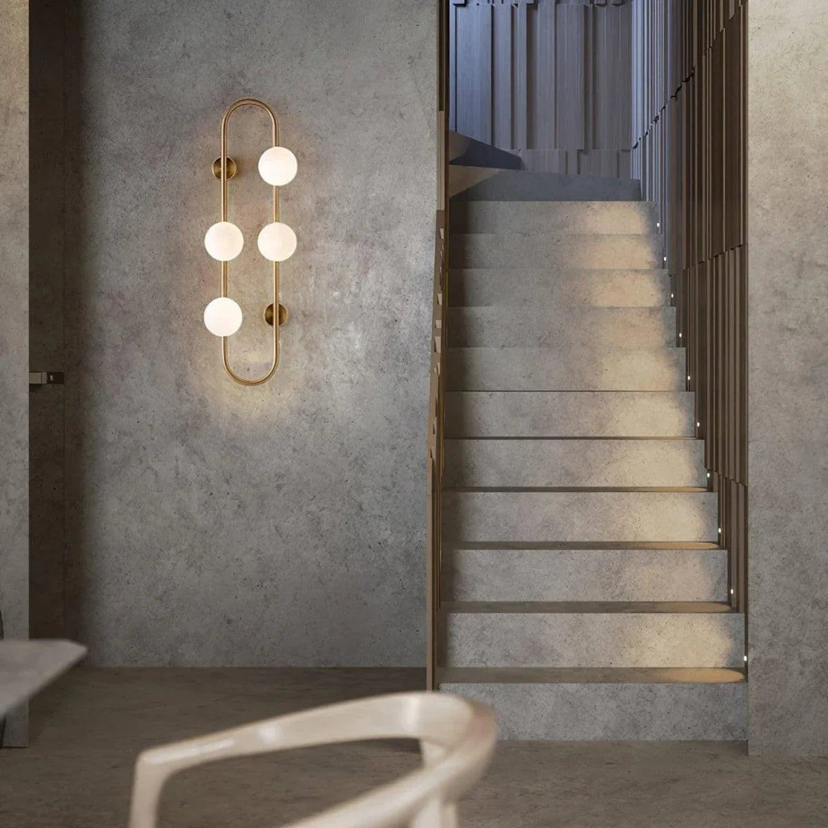 BACH Large Wall Light in Matte Black or Brass | Lighting Creations - Mases LightingLighting Creations