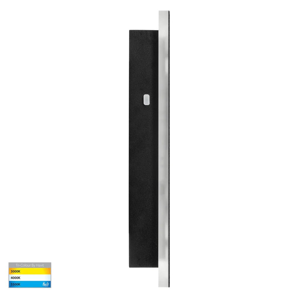 Barline Shadow Outdoor LED Wall Light 300mm in Black, White Havit Lighting - HV3571T - Mases LightingHavit Lighting