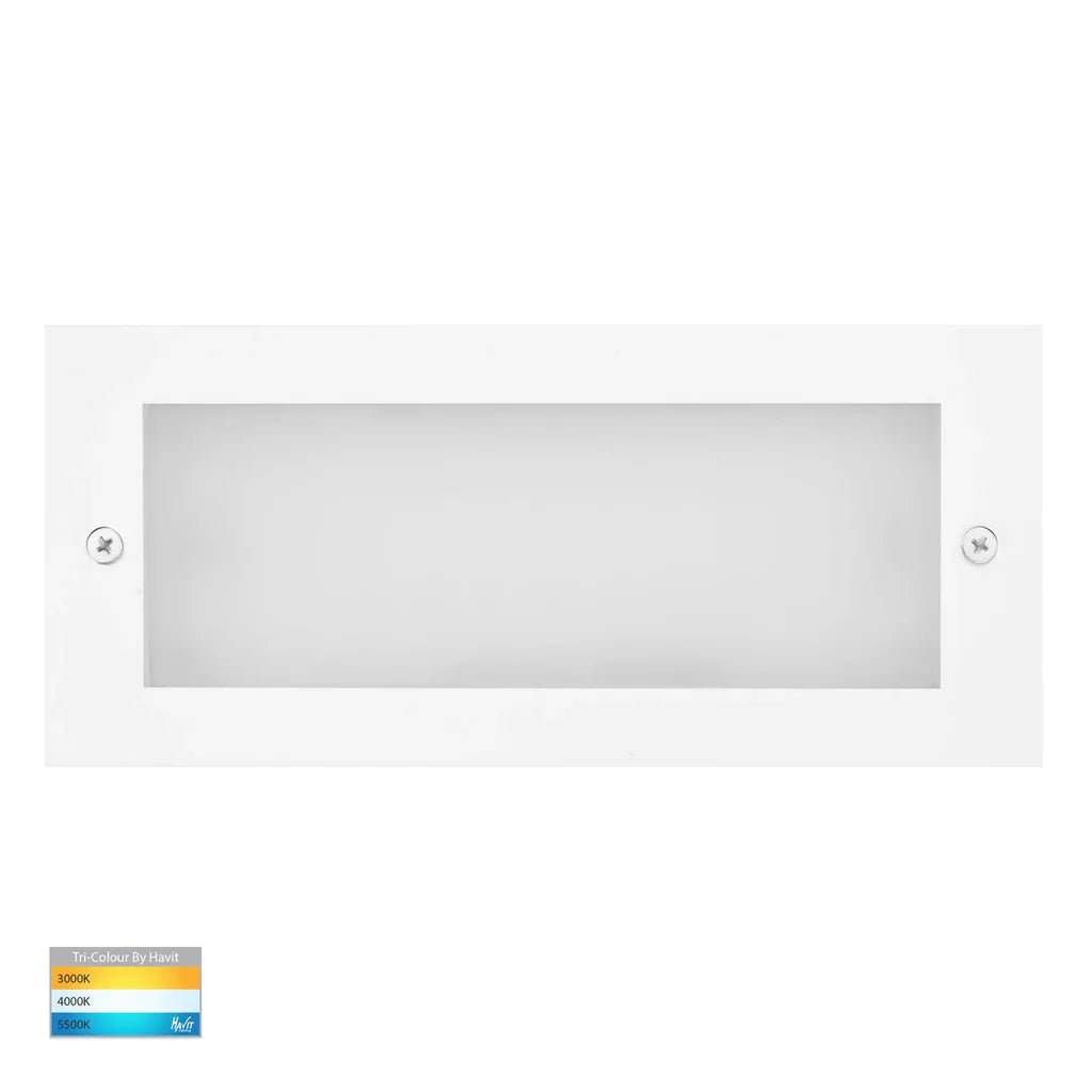 Bata LED Brick Light CCT 10w in Black, 316 SS, White Havit Lighting - HV3003T-BLK, HV3003T-SS316, HV3003T-WHT