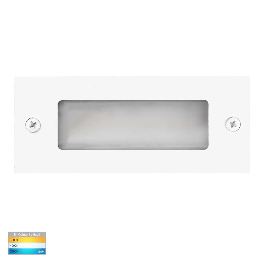 Bata Plain LED Brick Light in Black, SS 316 or White CCT Havit Lighting - HV3007T-XXX-12V