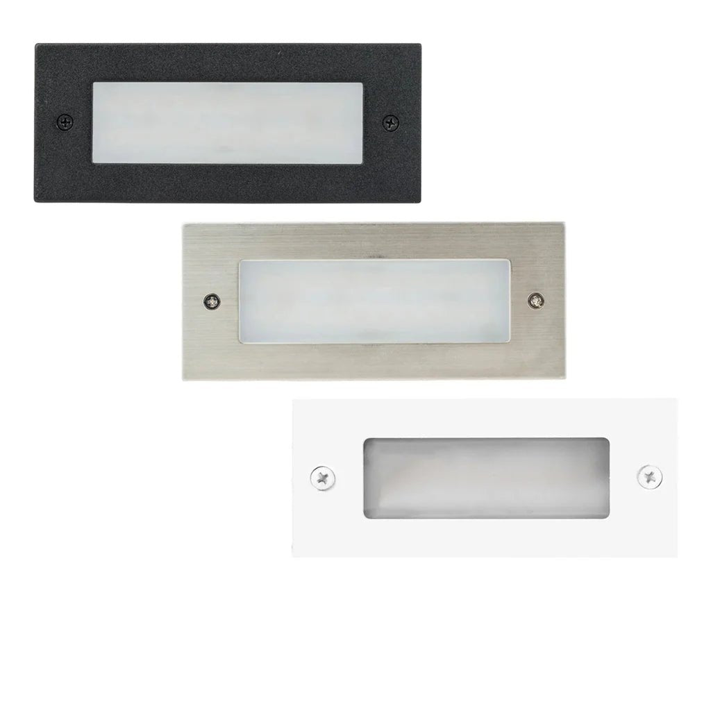 Bata Plain LED Brick Light in Black, SS 316 or White CCT Havit Lighting - HV3007T - XXX - 12V - Mases LightingHavit Lighting