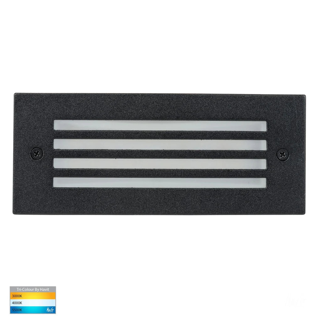 Bata Plain LED Brick Light in Black, SS 316 or White CCT Havit Lighting - HV3008T-XXX-12V