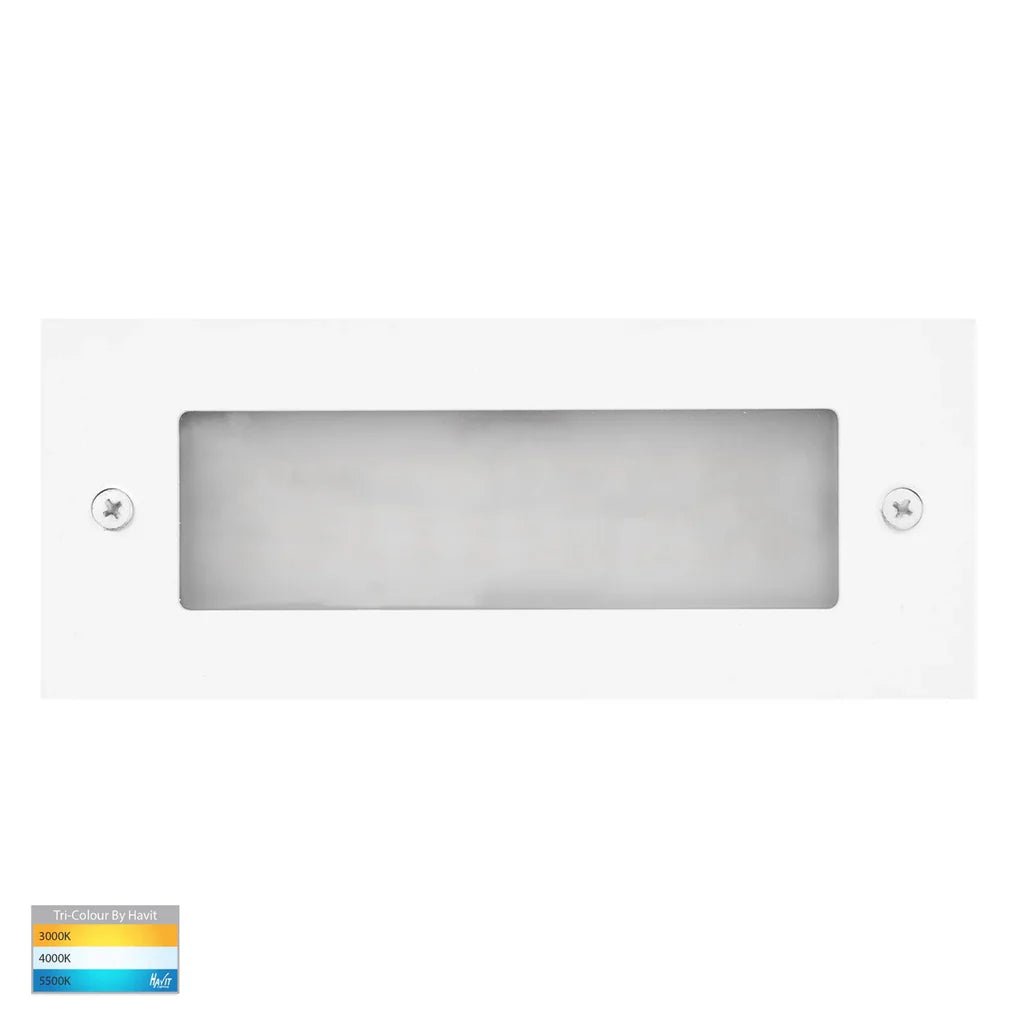 Bata Plain LED Brick Light in Black, SS 316, White CCT Havit Lighting - HV3005T-XXX-12V