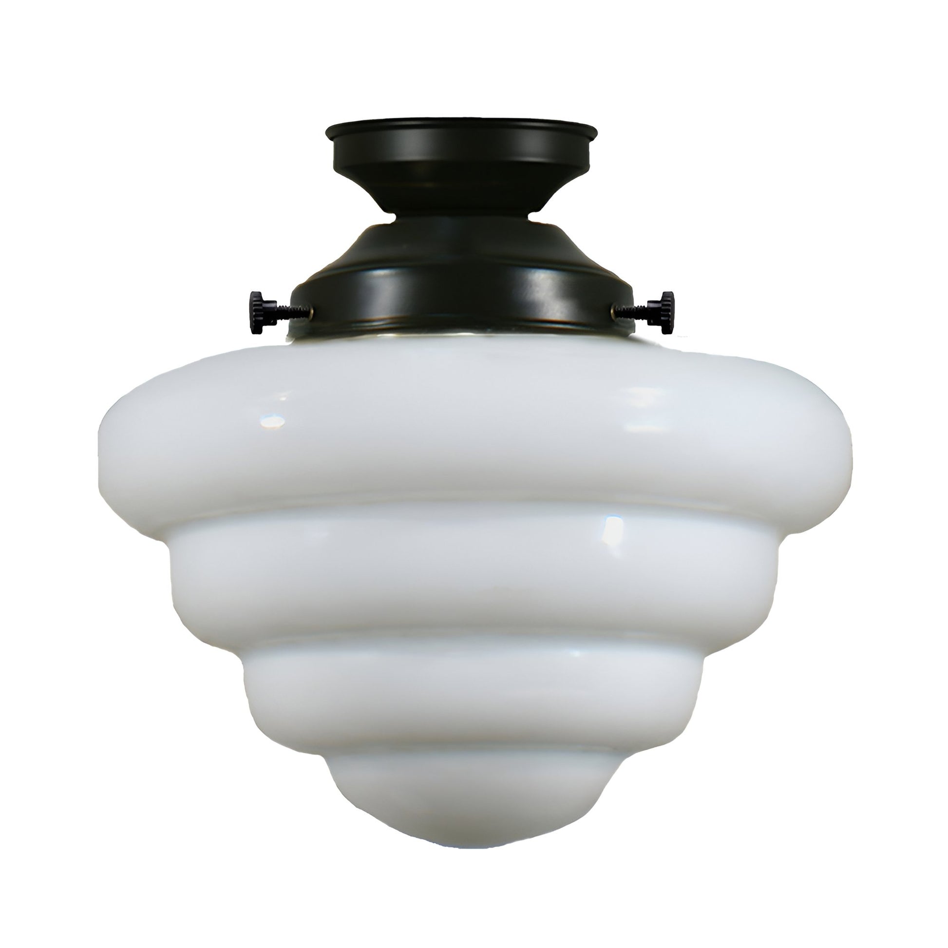 Beehive 10" 1 Light Batten Fix Pendant Light - Black/Chrome/Polished Brass - Mases LightingLode Lighting