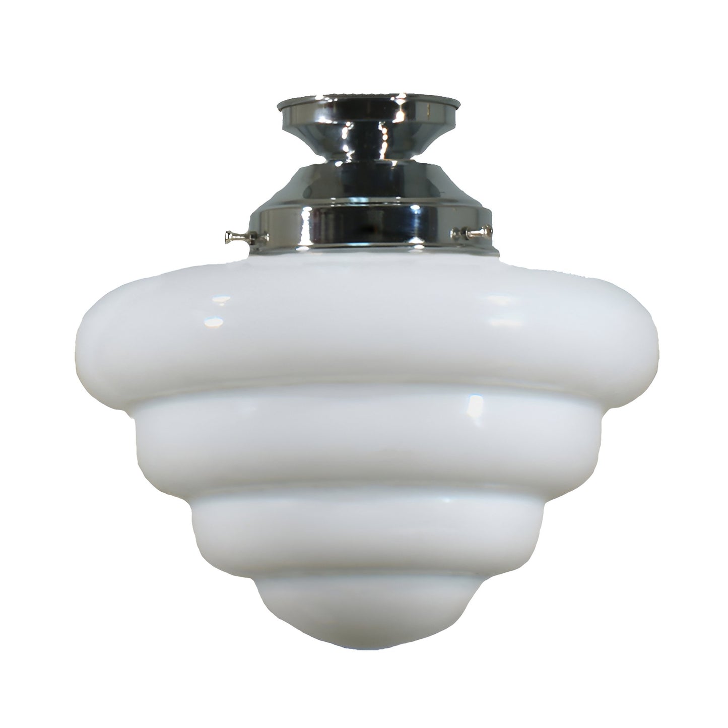 Beehive 10" 1 Light Batten Fix Pendant Light - Black/Chrome/Polished Brass - Mases LightingLode Lighting