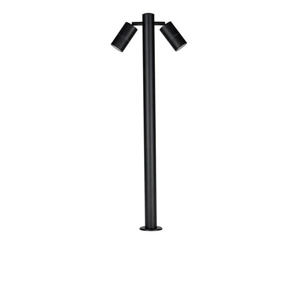 Black Double Adjustable Bollard Light 900mm Havit Lighting - HV1507T - BLK - 12V, HV1507T - BLK - 240V - Mases LightingHavit Lighting