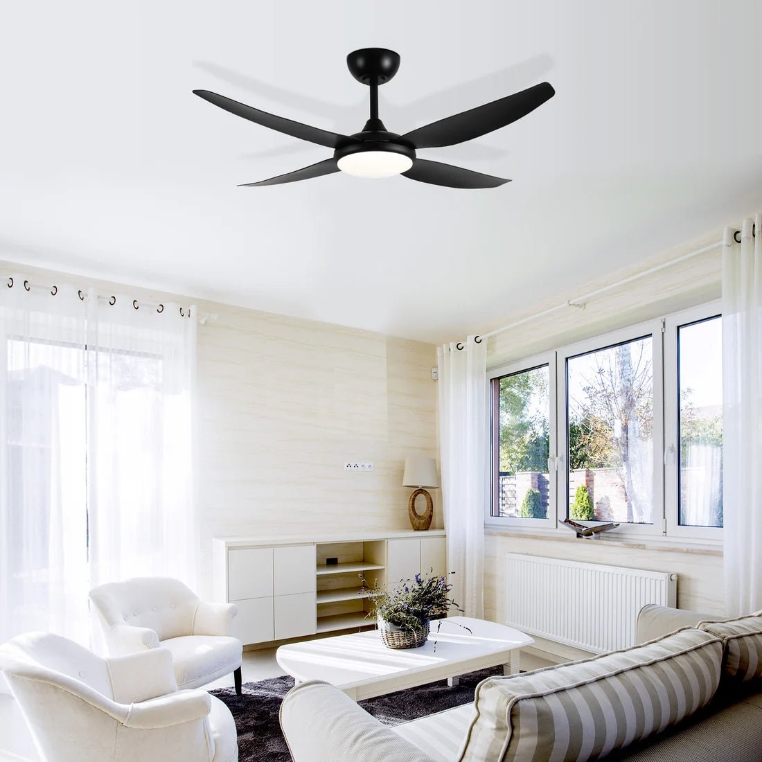 Brilliant Amari Series II 4-Blades 52'' DC Ceiling Fan With of Without Light - Mases LightingBrilliant Lighting